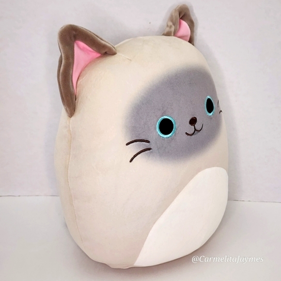 GAVE AS FREE GIFT W ORDER 🎁FELTON 😺 10" Siamese Tan Cat Squishmallow NWT - Picture 6 of 8